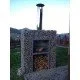 Gabion for barbecue fencing 145x56x160cm. ф4mm. Gabion for barbecue fencing 145x56x160cm. ф4mm.