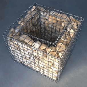 Габион саксия 50x50x50см ф3мм 50х100мм Габион саксия 50x50x50см ф3мм 50х100мм