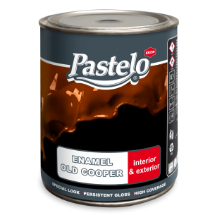 Pastelo Emaye Eski Bakır - Emaye Pastelo Emaye Eski Bakır - Emaye