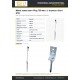 Мини винтовая свая Plug 750 мм с L-пластиной и болтом М16 Мини винтовая свая Plug 750 мм с L-пластиной и болтом М16