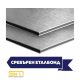 Silber gebürstetes Etalbond 100x100x4 mm Silber gebürstetes Etalbond 100x100x4 mm